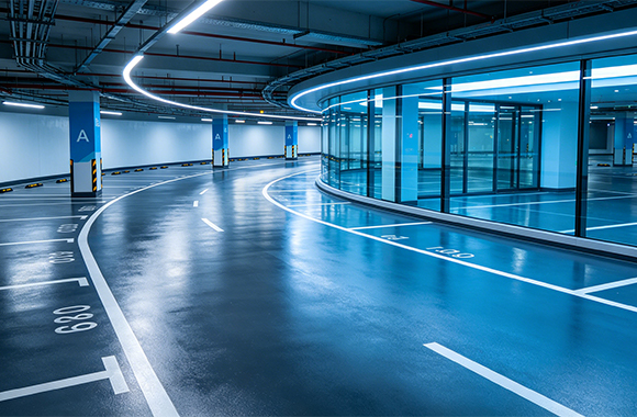 停車(chē)場(chǎng)洗地機應用場(chǎng)景
