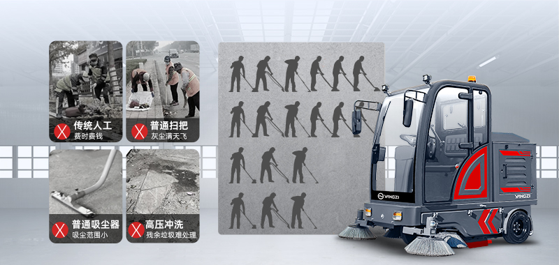 揚子掃地機作業(yè)場(chǎng)景