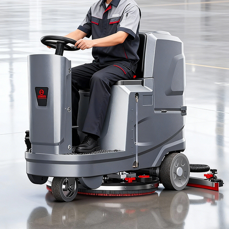 地下車(chē)庫(kù)清潔提質(zhì)｜和田金葉花物業(yè)攜手YZ-X5雙刷洗地機(jī)，破解萬(wàn)平車(chē)庫(kù)清潔難題