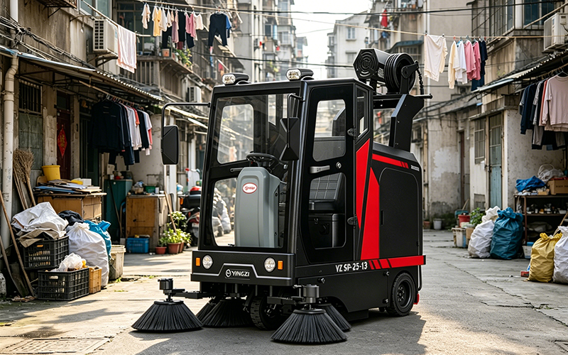 揚子掃地車(chē)官網(wǎng)-駕駛式掃地車(chē)YZ-SP25-13